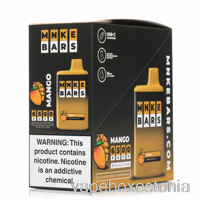 Vape Box Estonia Mnke Batoonid 6500 ühekordsed (5-pakk)